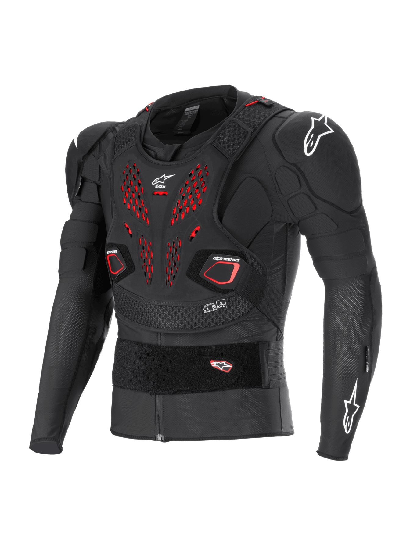 Alpinestars 2026 Bionic Pro V3 Plasma Protection Jacket Black Red White